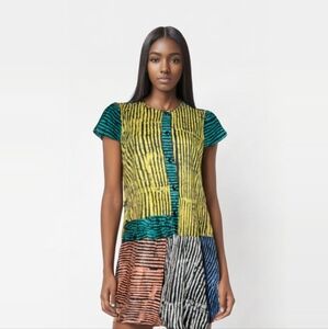 African print dress